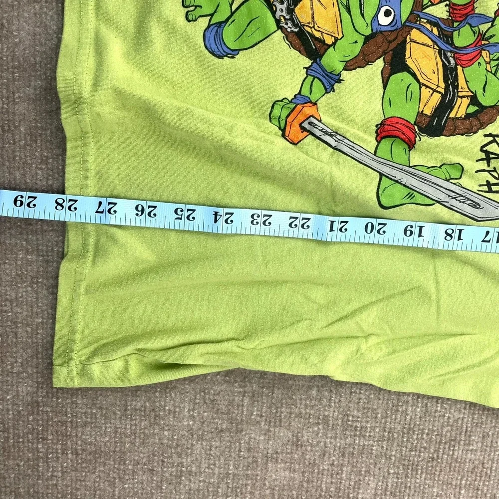 Teenage Mutant Ninja Turtles Mutant Mayhem T Shirt Mens Large Green Short Sleeve